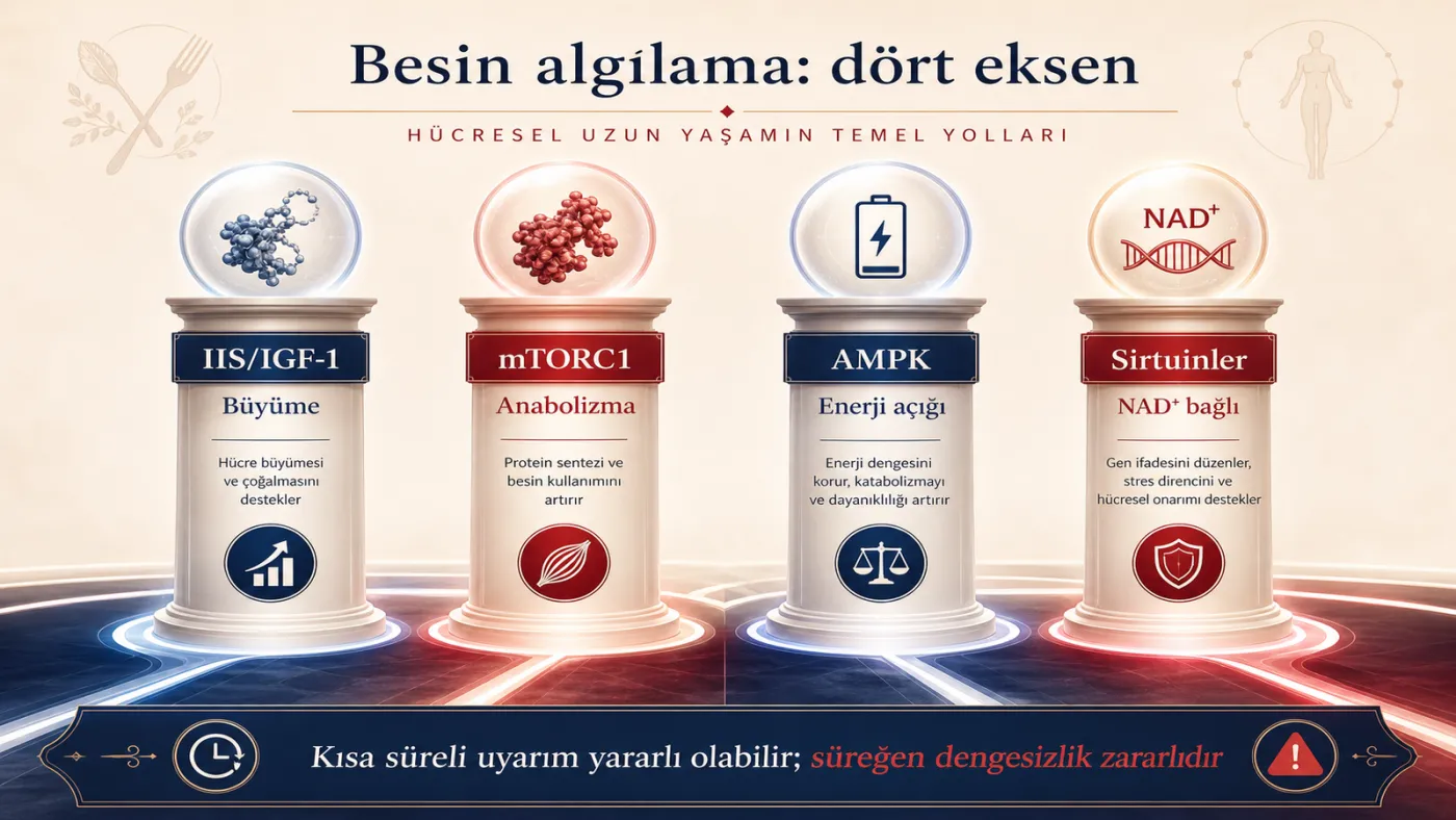 Besin algılama — dört eksen