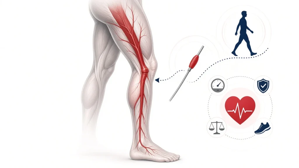 The medical and endovascular pathway in peripheral artery disease